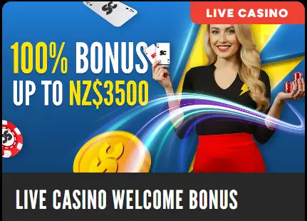 Live Casino welcome bonus